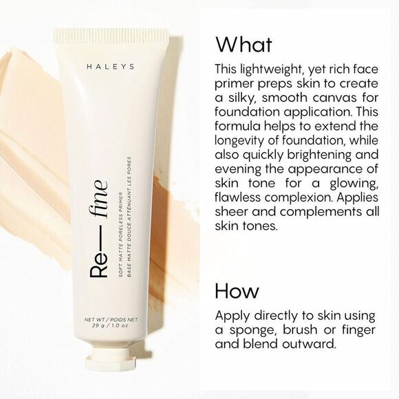 Haleys Re-Fine Soft Matte Poreless Primer - Picture 4 of 6